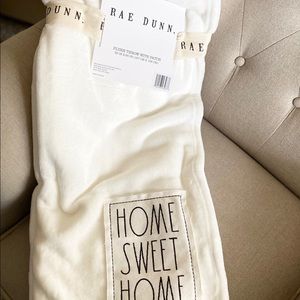 Rae Dunn Home Sweet Home Throw Blanket